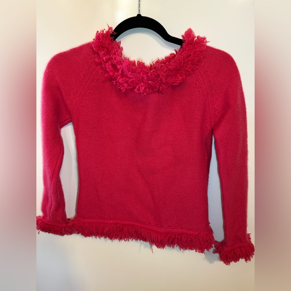 Tse surface pink 100% cashmere sweater size small